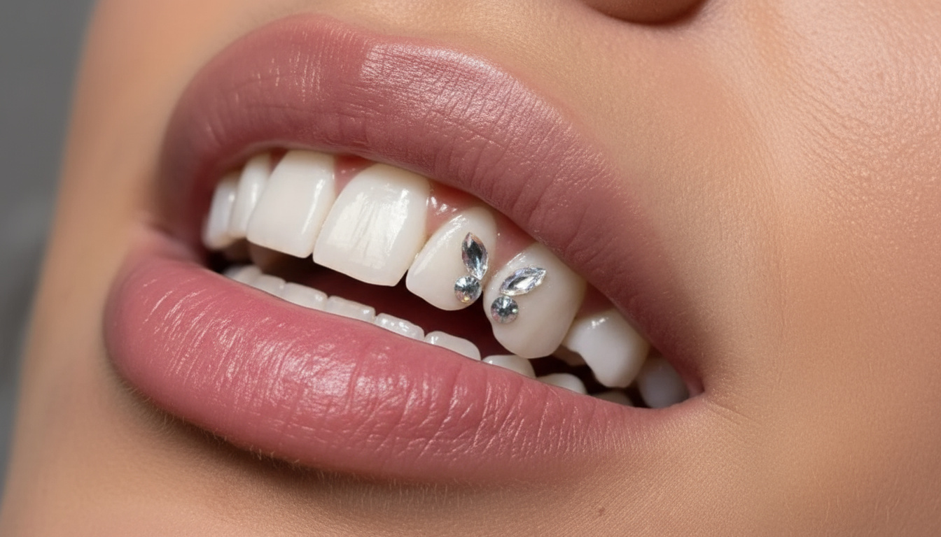 Professional tooth gem application